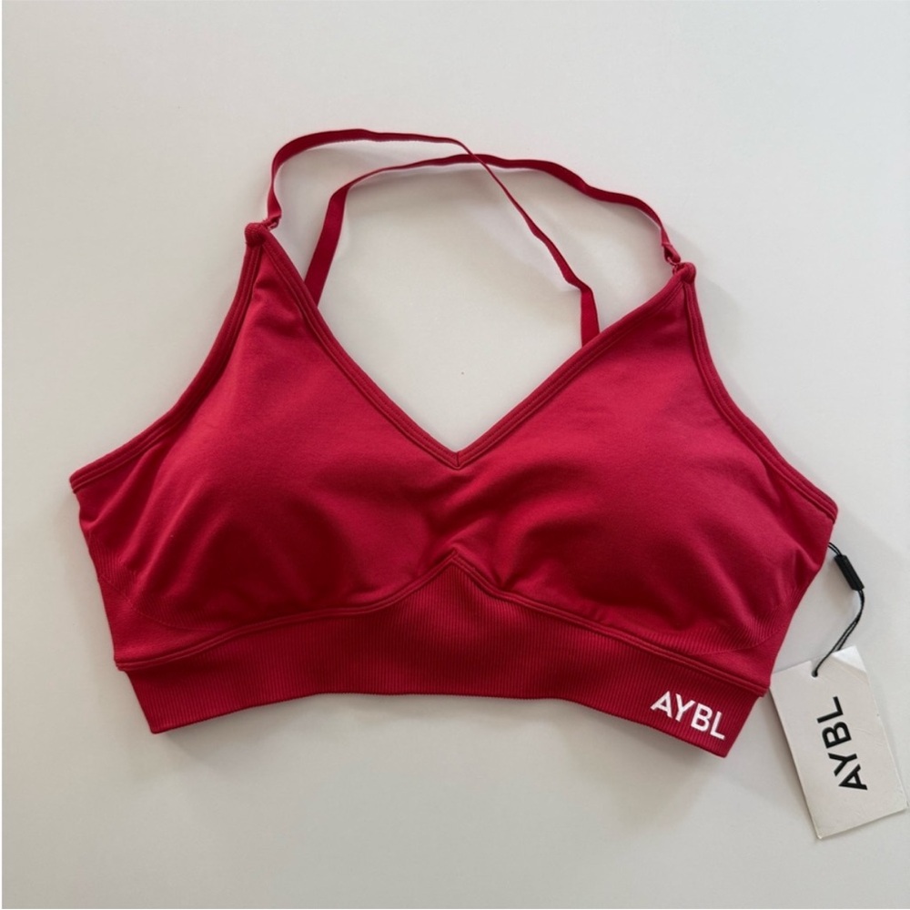 AYBL Vibrant Red Sports Bra